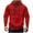 Red, variant on Dgankt Men's Clothing Mens Lightweight Hoodie Full Zip Casual Jacket with Hood Outdoor Running Comfortable Full Essentials Sweatshirt