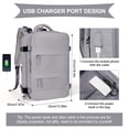 thumbnail image 1 of Large Travel Backpack Women, Carry On Backpack,Hiking Backpack Waterproof Outdoor Sports Rucksack Casual Daypack School Bag Fit 14 Inch Laptop With USB Charging Port Shoes Compartment, 1 of 5