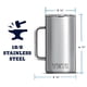 thumbnail image 3 of Taza YETI Rambler 710 ml de acero inoxidable con aislamiento al vacío, color negro, 3 of 6