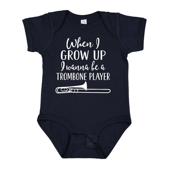 Inktastic Future Trombone Player Music Boys or Girls Baby Bodysuit