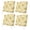 Yellow, variant on Outdoor Patio Cushion Covers 2 Pack Palm Leaves Patio Chair Cushion Covers with Ties and Zipper Waterproof Outdoor Seat Cushion Covers for Patio Furniture 22"x20"