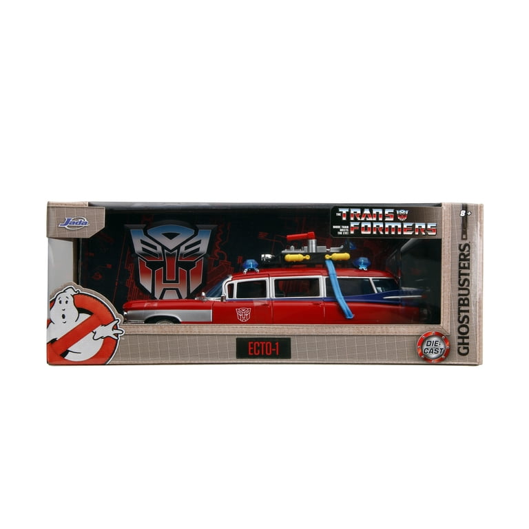Jada Ghostbusters Ecto-1 Mashup Optimus Prime G1 Graphics Die-Cast