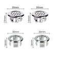 thumbnail image 1 of 4 piezas de anillo de desbordamiento de fregadero, tapa de desbordamiento de orificio redondo, tapa de drenaje de moldura de lavabo, tapa de drenaje insertable en orificio, para bañera,, 1 of 2
