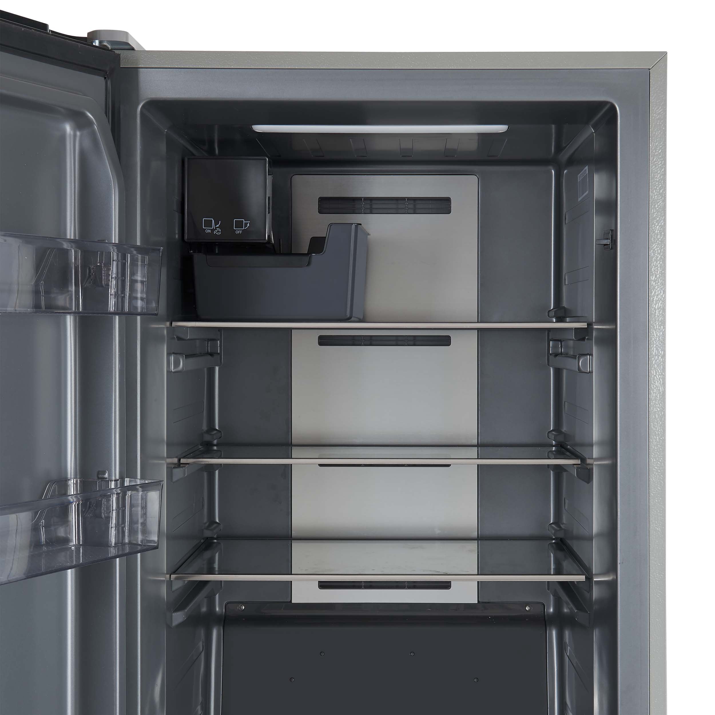 Forno Fortezza 28 Inch Left-Swing Freezer, Stainless Steel with Automatic Ice Maker