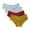 Yellow, variant on yillto S-5XL Women Plus Size Thongs Panties Ladies High Waisted Lace Breathable Thong Underwear 4 Pack
