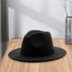 thumbnail image 1 of Sombrero Fedora Colco de fieltro unisex negro, 1 of 8