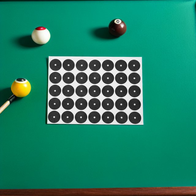 unbranded 105Ud Pegatinas Para De Billar Compatibles Con Mesas De Pool Y Snooker Color Negro