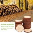 thumbnail image 4 of Kit de artesanía natural Wood Slices TICIOSH, 50 piezas, 6-7 cm, 4 of 7