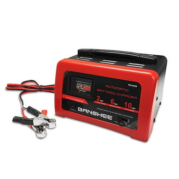 10/6/2 Amp 6/12V Intelligent Battery Charger And Maintainer