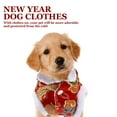 thumbnail image 3 of COMPUKAS Red Warm Dog Apparel Pet Costume Lightweight Comfortable Breathable Design for Photo Taking, 3 of 6