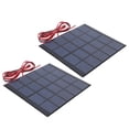 thumbnail image 6 of Neyseki 2pcs DC5V 500mA Solar Panel Cell Power Module Polycrystalline Silicon Solar Panel with 100cm Cable, 6 of 7