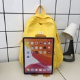 thumbnail image 2 of Mochila para Estudiante Bolso Hombro Pato Con Correa Ajustable Nailon () Amarillo, 2 of 9