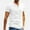 White, variant on Kiplyki Men's Baggy Cotton Linen Soid Color Short Sleeve T Shirts Tops Blouse
