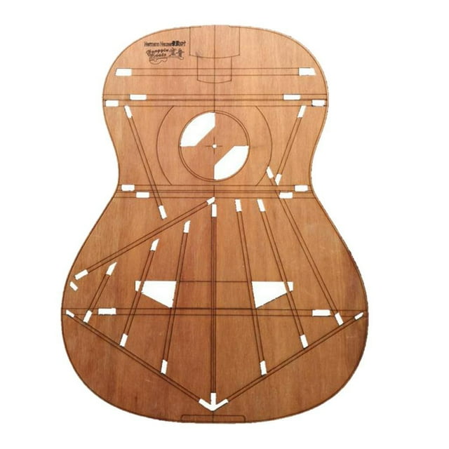 Plantilla de Guitarra de 39 Pulgadas, Accesorios para Partes de Clásica DIY, Color de Hugo Plantilla de cuerpo de guitarra