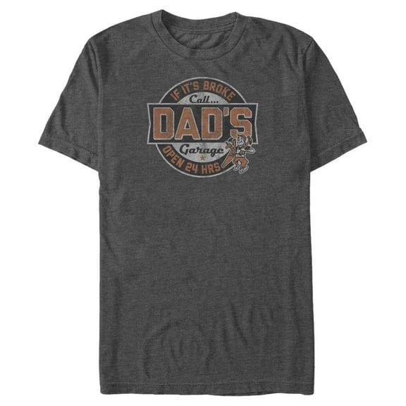 Men's Lost Gods Call Dad's Garage Distressed Graphic T-Shirt Big & Tall