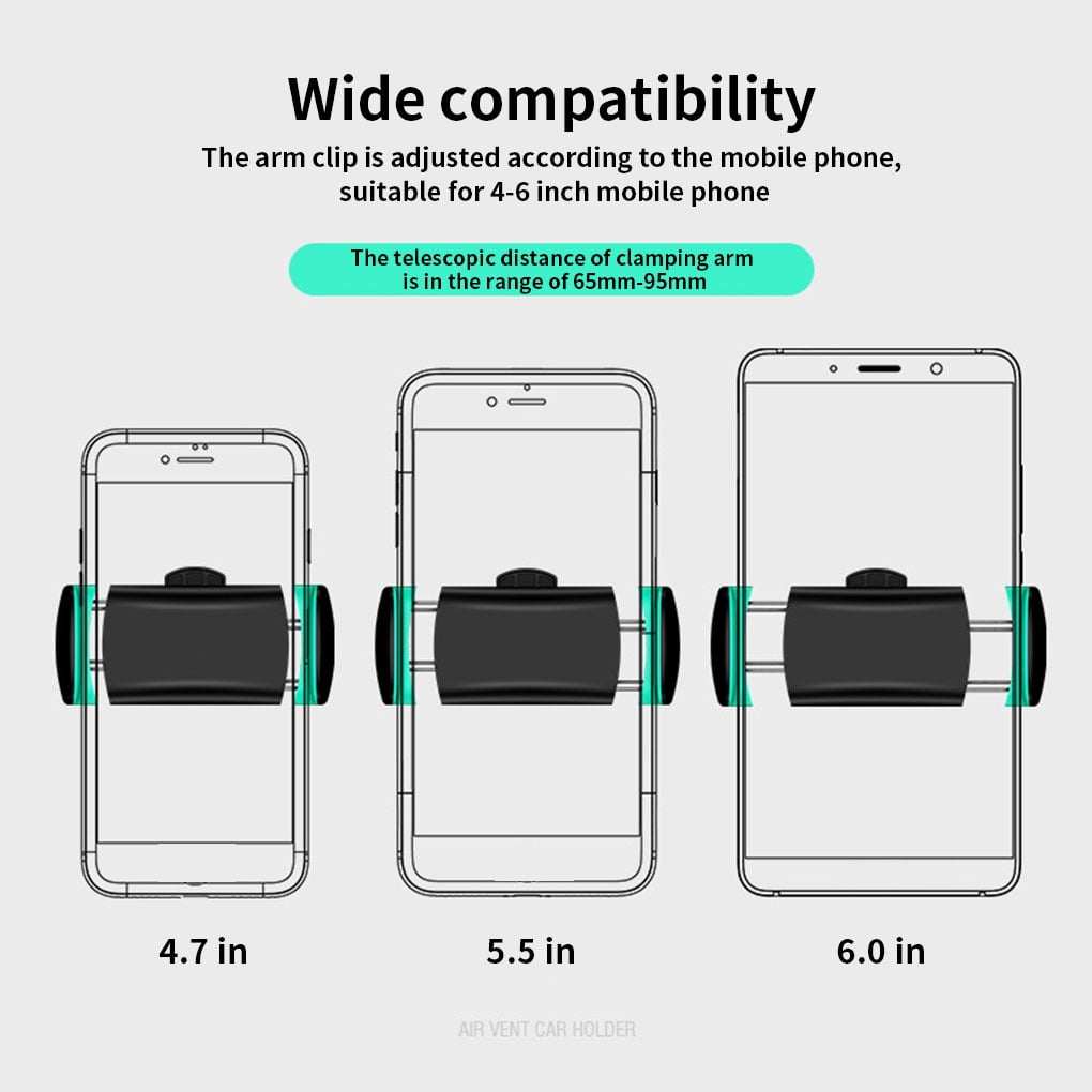 Auto phone stand bracket Auto air vent mount holder Mini car phone bracket Universal 360 degree phone holder Car mobile phone holder