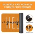 thumbnail image 6 of Fall Door Mat Hello Pumpkin Doormat Funny Text Decor Indoor mat, Thanksgiving Holiday Creative Decorative Seasonal Burlap Welcome Floor Orange Mat Switch Mat for Outdoor 17 x 30 in, 6 of 7