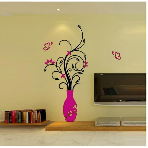 TIMIFIS Home Decor DIY 3D Acrylic Crystal Wall Stickers Living Room Bedroom TV Background Home DecorFall s