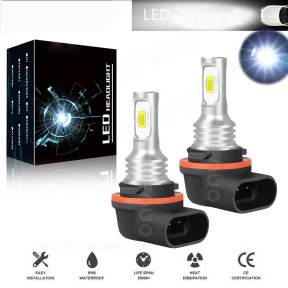 For Kawasaki MULE 4000 4010 2009 2010 2011 2012 LED Headlight Bulbs 12V 35/35W