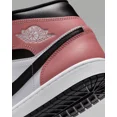 thumbnail image 4 of N I-K-E A i r-Jor-dan 1 Mid White Black Rust Pink DQ8426-100 Men's Shoes NEW, 4 of 6