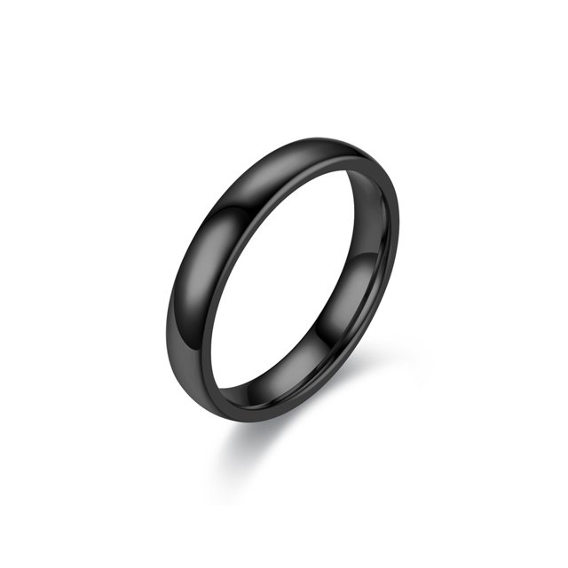 Minnieouse 10 piezas hombres mujeres anillo de acero inoxidable cerrado parejas anillos mano decoración amantes joyería Simple para citas Ropa, zapatos y accesorios Miscelánea Negro Talla 11 Minnieouse AP014528-10