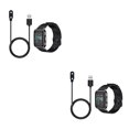 thumbnail image 2 of Bearachild Cable de carga para reloj inteligente, cable de carga para reloj de con reemplazo de conector USB para solar LS01 negro 2piezas, 2 of 5