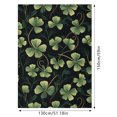 thumbnail image 3 of Riforla St. Patrick's Day Blanket Super Soft Flannel All Season Lightweight Living Room/Bedroom Warming Blanket 130x150cm A_001, 3 of 8