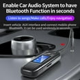 thumbnail image 2 of Bluetooth 5.0 Transmitter Receiver 2 in 1 Portable Visual Bluetooth TV Transmitter with LCD Display  Audio Adapter for PC  TV  Headphones  Home Stereo, 2 of 12