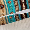 thumbnail image 5 of Aztec Pillow Cover for Sofa Tribal Arrow Throw Pillow Cover,Retro Southwestern Bohemian Cushion Case,Western Star Geometric Stripes Decorative Square Pillow Case,22x22 Inch, 5 of 6
