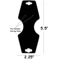 thumbnail image 4 of N'ice Packaging 100-Pcs Large Black 5.5" x 2.25" Necklace/Earring Jewelry Display Cards, New Retail Self-Adhesive Necklace/Earring Foldovers, 4 of 5
