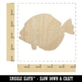 thumbnail image 2 of Flounder Halibut Flat Spotted Fish Wood Shape Unfinished Piece Cutout Craft DIY Projects - 4.70 Inch Size - 1/4 Inch Thick, 2 of 7