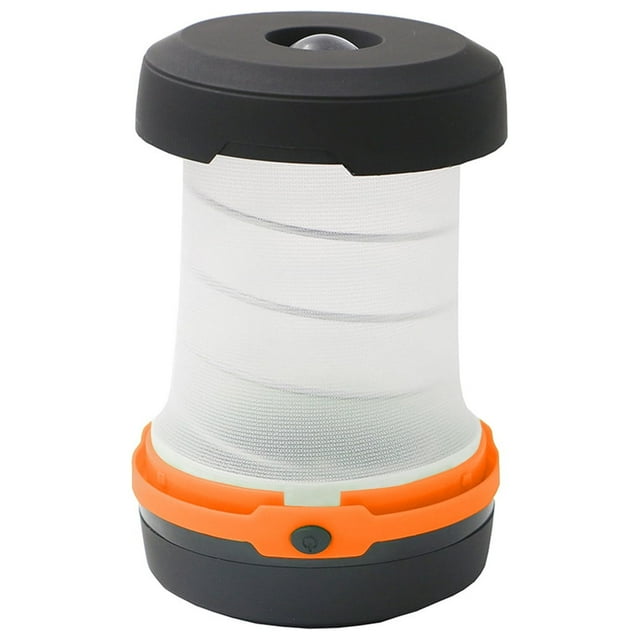 EGNMCR Camping et Randonnée Lanterne de Camping Portable Rétractable Lumière de Camping Extérieure Facile à Transporter Lampe à Source Lumineuse LED Utilisation Alimentation à Batterie Sèche Crochet Intégré Lanterne de Camping