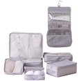 thumbnail image 1 of Travel Packing Cubes 5/7 Set with Toiletry Bag, Luggage Organizers Shoe Bag, 1 of 7