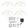 thumbnail image 1 of Wind Turbine Set Vertical Axes 4 Blade Wind Power Generator Electricity Producer Device 800W48V, 1 of 5