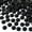 Black, variant on John Bead 500-Piece 10mm (SS45) | Crystal Acrylic Round Flat Back Rhinestones