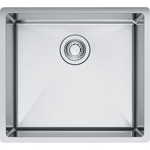 Franke Cux11019 Cube 19-9/16" Single Basin Undermount Kitchen Sink - Stainless Steel