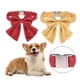 thumbnail image 3 of Collar AURORA TRADE para perros y gatos con lazo de color liso, de algodón ajustable y de liberación rápida, accesorios para cachorros, perros pequeños, medianos y grandes., 3 of 8
