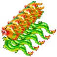 thumbnail image 3 of 5 Pcs Ballons du Nouvel An Chinois en Forme de Dragon pour Festival de Printemps, 3 of 8