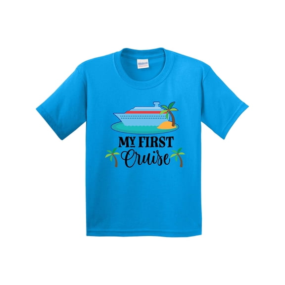 Inktastic My 1st Cruise Vacation Trip Youth T-Shirt