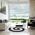 thumbnail image 7 of Ahgly Company Machine Washable Indoor Round Transitional Gray Wolf Gray Area Rugs, 4' Round, 7 of 7