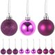 thumbnail image 5 of Purple Glossy Christmas Balls 24Pcs for Tree Decoration and More, 5 of 5