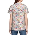 thumbnail image 7 of Wukai Passport Stamp Youth Unisex Short Sleeve T-Shirt for Boys, Girls, Teens, and Kids-Large, 7 of 7