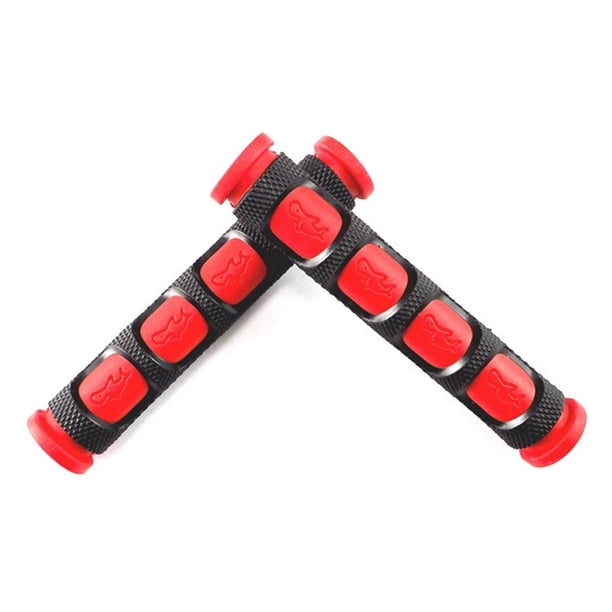 Scienceny 1 par de manillar de motocicleta, empuñadura, accesorios de manga, regalo para ciclistas, rojo Gafas de moto Rojo