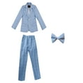 thumbnail image 5 of Ftwytp 3 Piece Boys Suits 12-18 Years Boys' Suits & Blazers Teens Suit for Boy Formal Outfit Prom Suits Set Kids Suit Jacket + Trousers + Waistcoat Boy Suit, 5 of 6