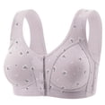 thumbnail image 1 of Ropa Interior Transpirable para Mujeres Encaje sin Bordes Recogido Sujetador Delgado Diario Sujetadores Cómodos para Mujeres, 1 of 3