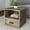 Gray, variant on Lavish Home Side Table with Storage, Minimalist Modern Nightstand or End Table with Drawer for Bedroom, Living Room, or Office, Brown Woodgrain