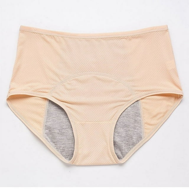 CNKOO Culottes Anti-Fuites pour Femmes - Culottes d'Incontinence Taille Haute pour Adultes Réutilisables et Lavables à la Machine, Couvrance Maximale, Usage Jour et Nuit, Lot de 1