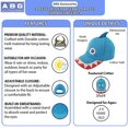 thumbnail image 3 of Gorro de béisbol para niños pequeños con diseños variados de animales Critter, gorro para niños y niñas de 2 a 4 años Accesorios ABG  Sombreros, 3 of 6