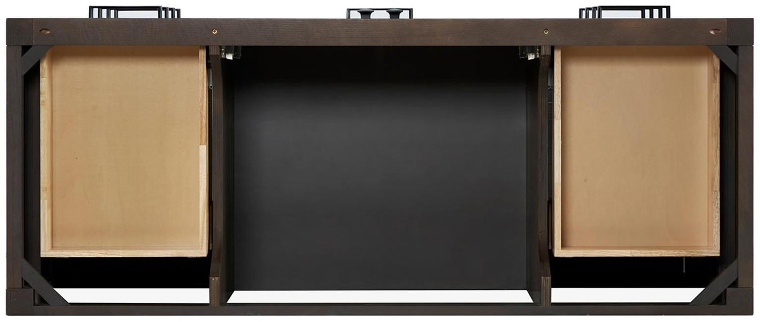 ARIEL CAMBRIDGE 54 IN. SINGLE SINK BASE CABINET IN GREY