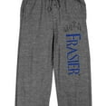 thumbnail image 2 of Frasier Title Logo Men's Heather Gray Sleep Pants-Medium, 2 of 5